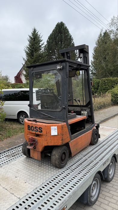 Wózek widłowy Steinbock Boss KE 16-50 1,6 t 48V + widły + prostownik