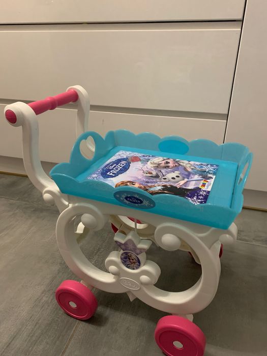 Smoby Kraina Lodu, Anna i Elza wózek taca na kółkach
