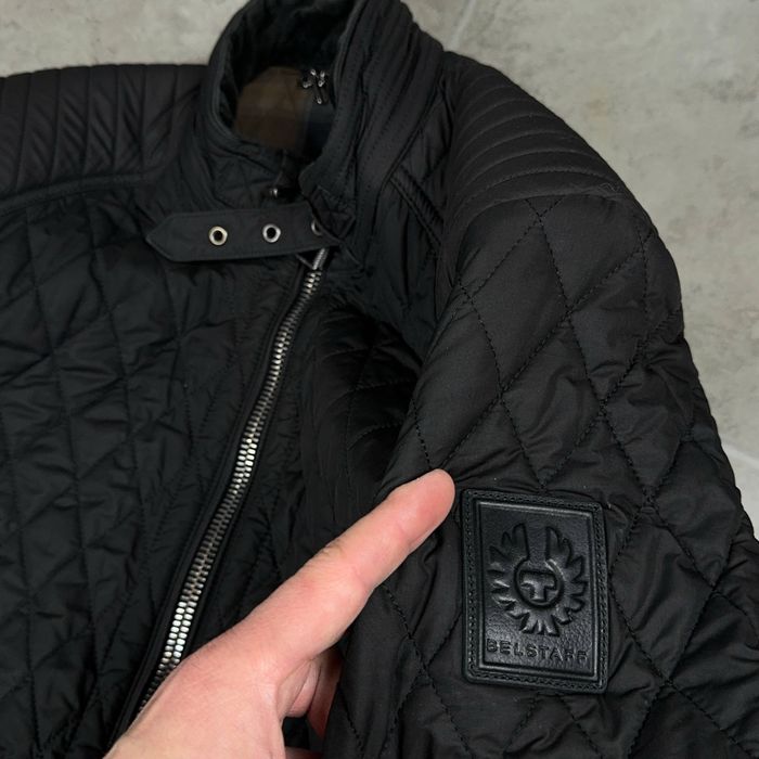 Куртка Belstaff Bramley белстафф бомбер микропуховик мото ветровка стеганая стеганка пиджак винтаж