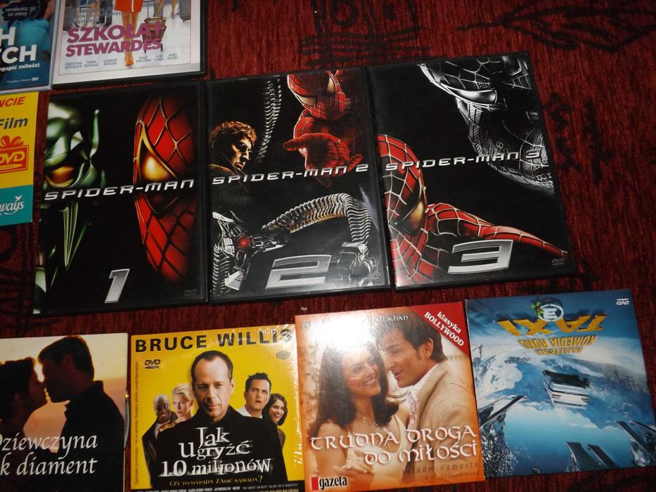 Spiderman trylogia dvd film bajka