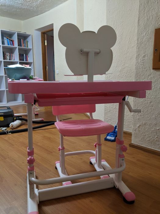 Парта для дівчинки, стіл, стілець