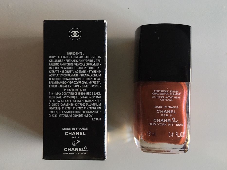 CHANEL • Verniz 135 Bengal e 133 Orient • Novos na caixa •valor/unidad