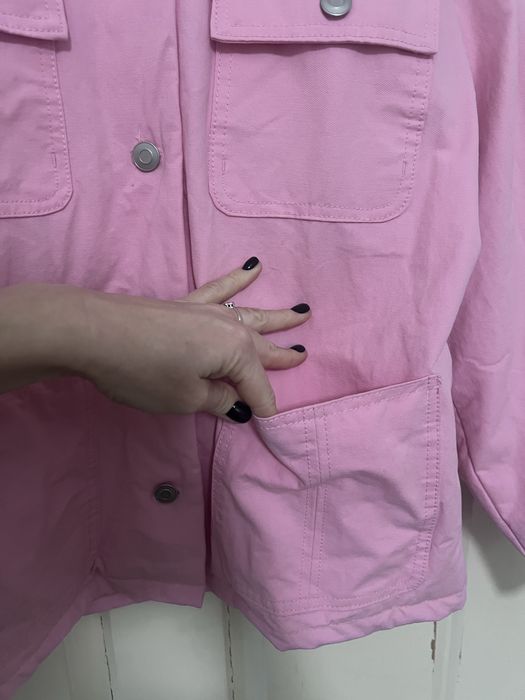 Куртка Zara рожева oversize M-L весна осінь jacket Zara workwear