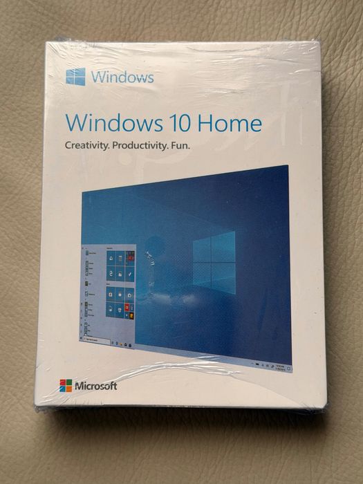 Microsoft Windows 10 Home BOX USB COA Oryginał Nowy Pudełko z kluczem