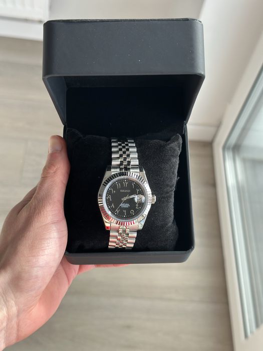 Zegarek Seiko mod Arabic Dial Black Datejust