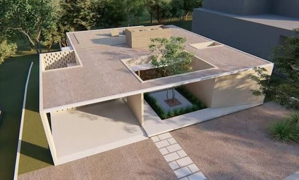 Terreno com moradia em construcao nova