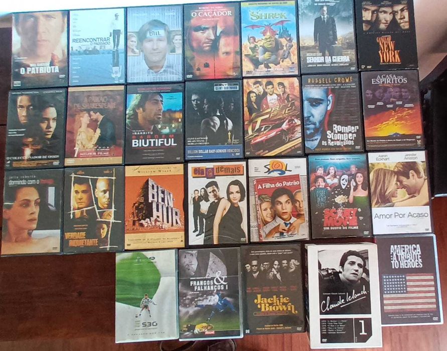 Conjunto Filmes em DVD