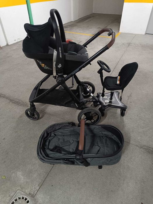 Carrinho bebé Maxi-Cosi Street Plus (carrinho + ovo + alcofa)