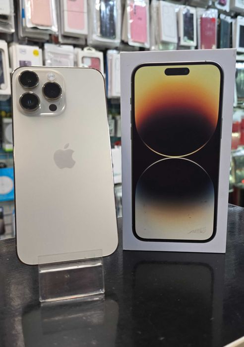 Iphone 14 Pro Max 128gb Gold. Bez rat. Idealny. Gwarancja. CH Domino