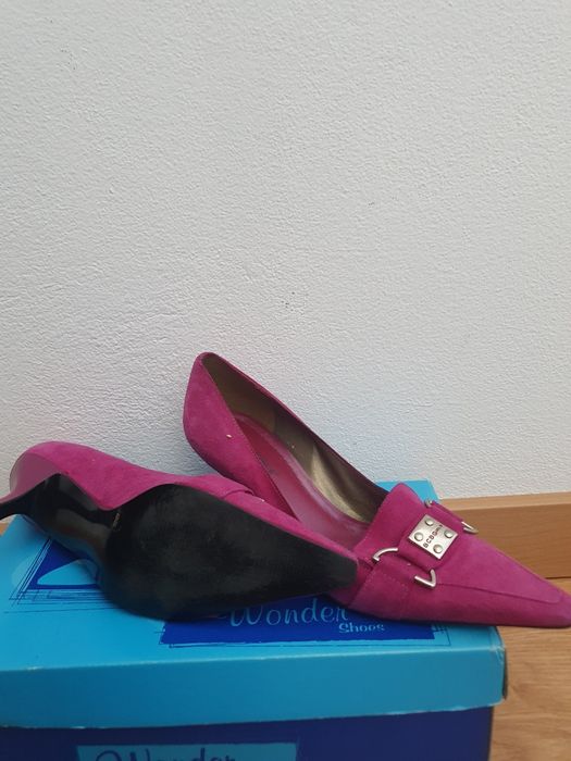 Sapato Rosa salto baixo