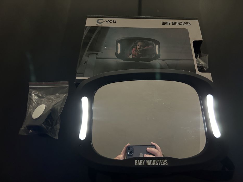 Espelho para ver bebé no banco de trás