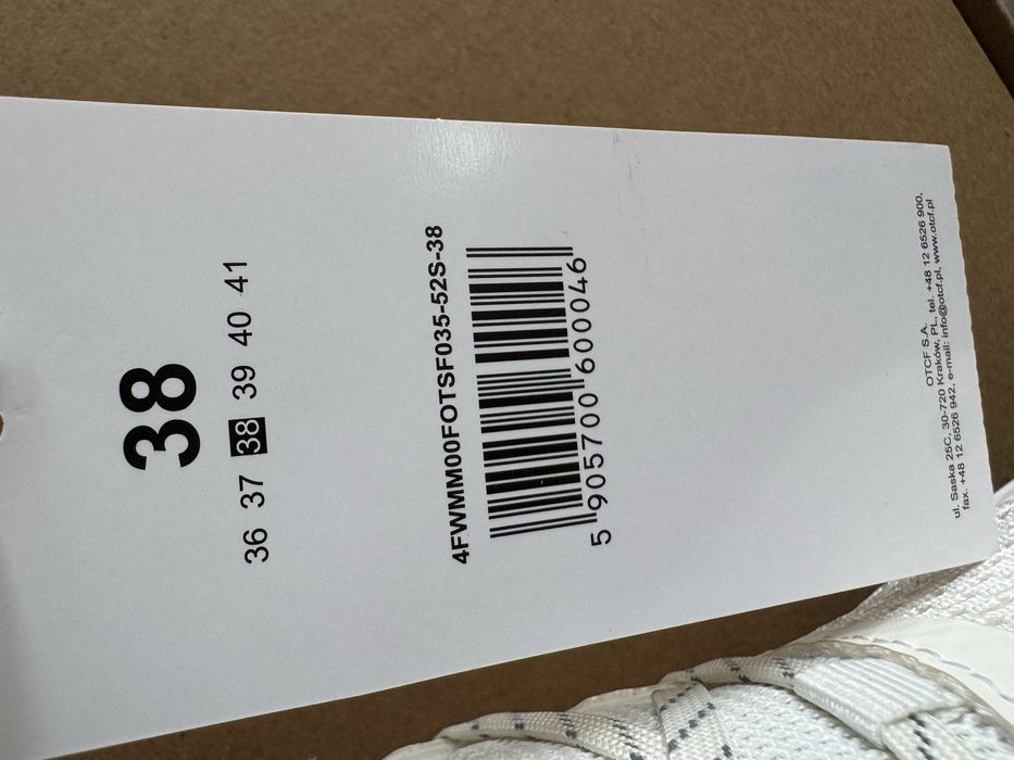 4F Wiosenne Buty Trekkingowe Damskie Białe Liliowe 38