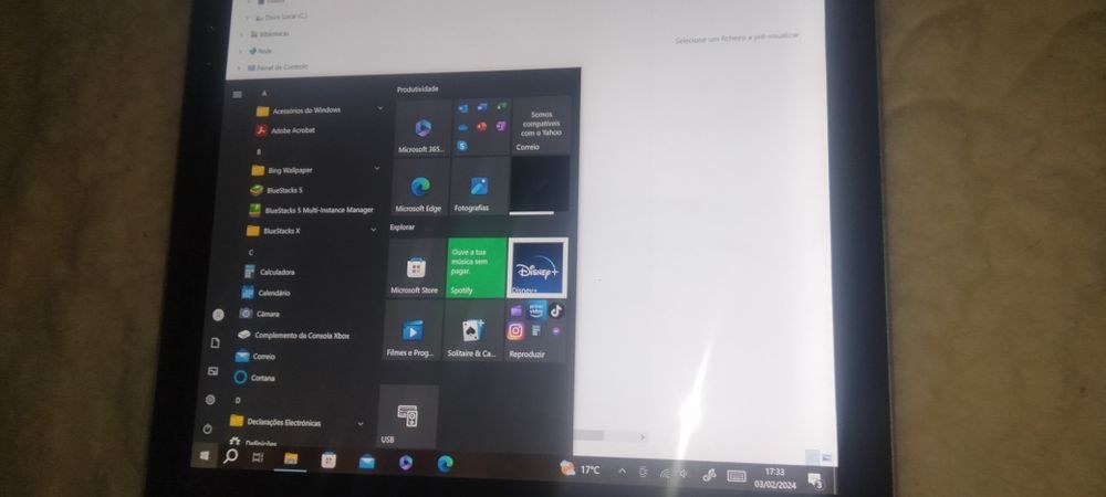 Tablet Surface cinza