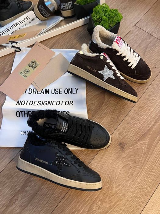 Утеплені кеди Golden Goose/ Снікерси Голден Гус/ Moon Boot/ Supreme