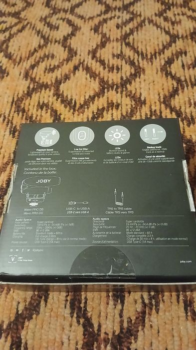 Профессиональный микрофон JOBY Wavo Pro DS(JB01801-BWW)
