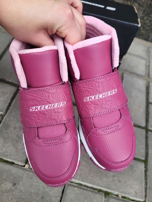 Черевики на дівчинку зимові Skechers [33р 33.5р.]