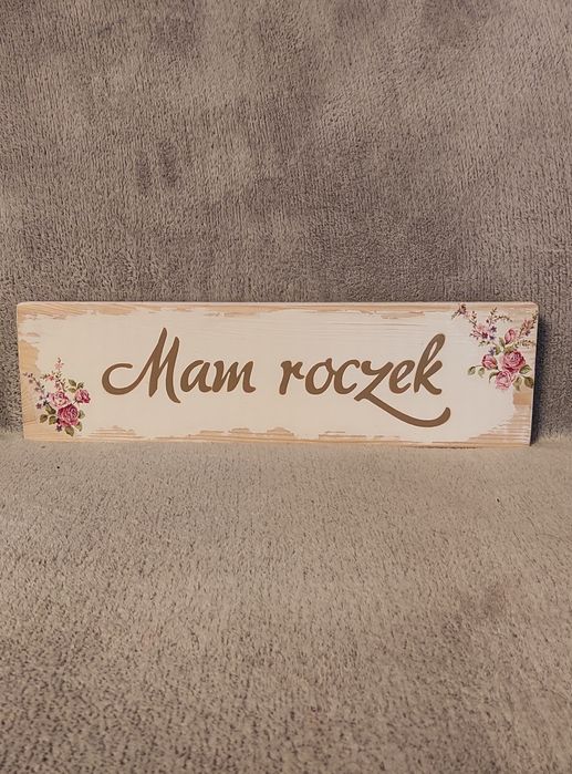 Tabliczka ,,Mam roczek,, - foto