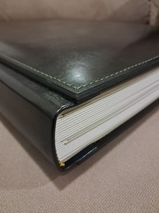 Album fotografico e mala em pele