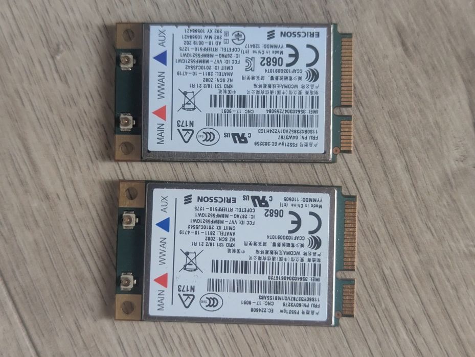 Ericsson h5321 та F5521 3g gps modem перевірені