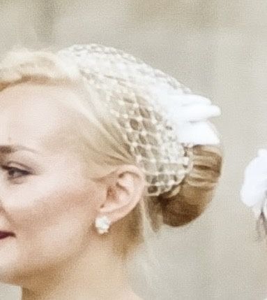 Woalka welon fascynator slubny