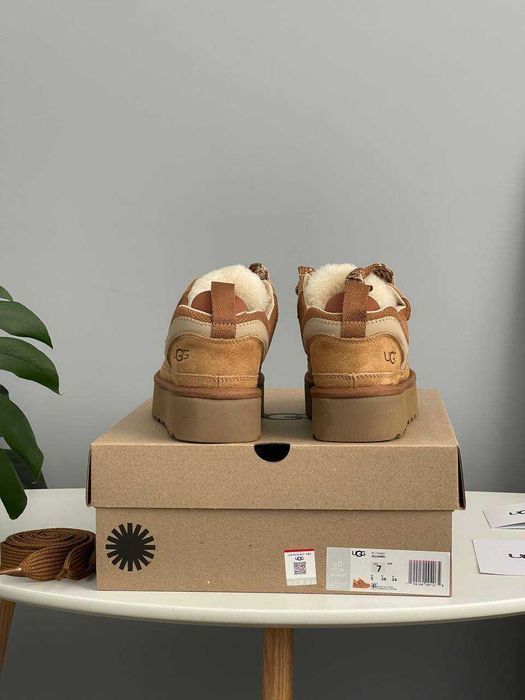 Уггі UGG Lowmel Sneaker Platform Chestnut premium угги