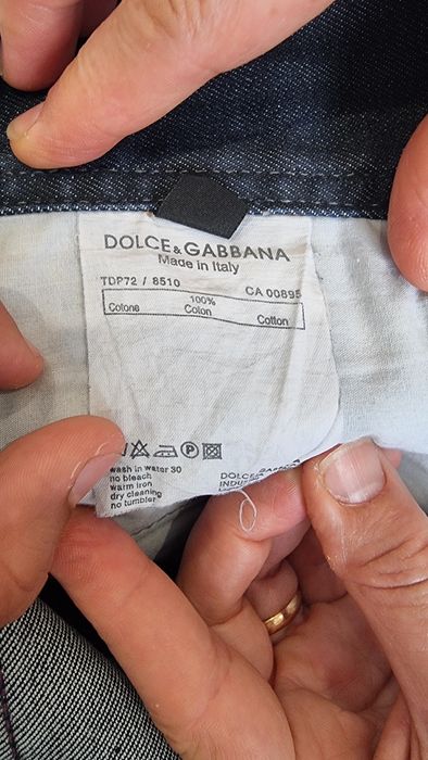 Calças de ganga dolce gabana