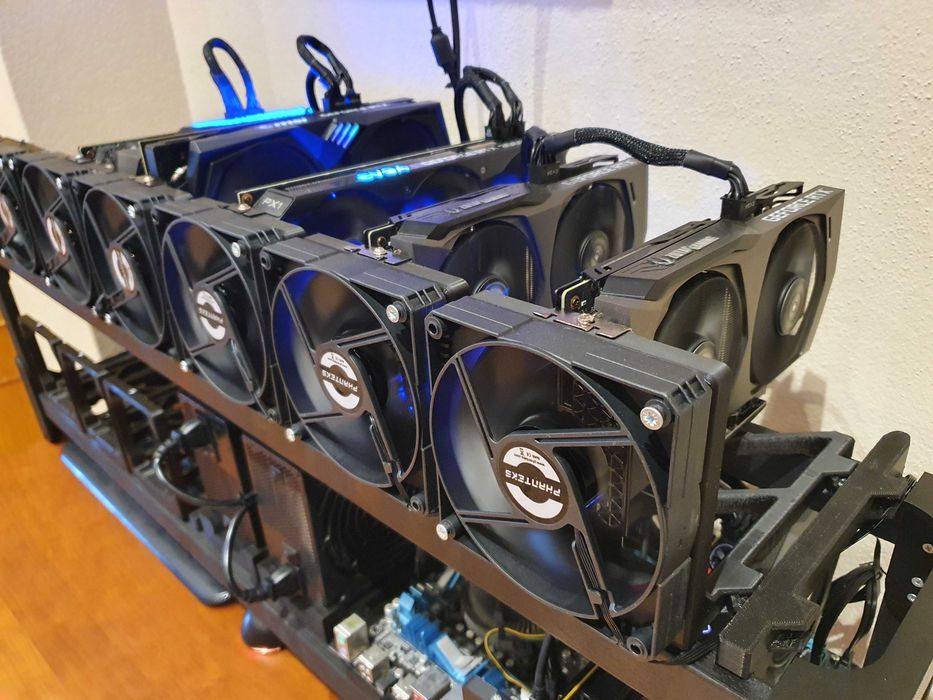 Estrutura de Rig Para mineração - Mining Rig