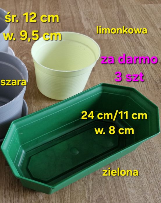 Doniczki całość 15 zł  osłonki donica