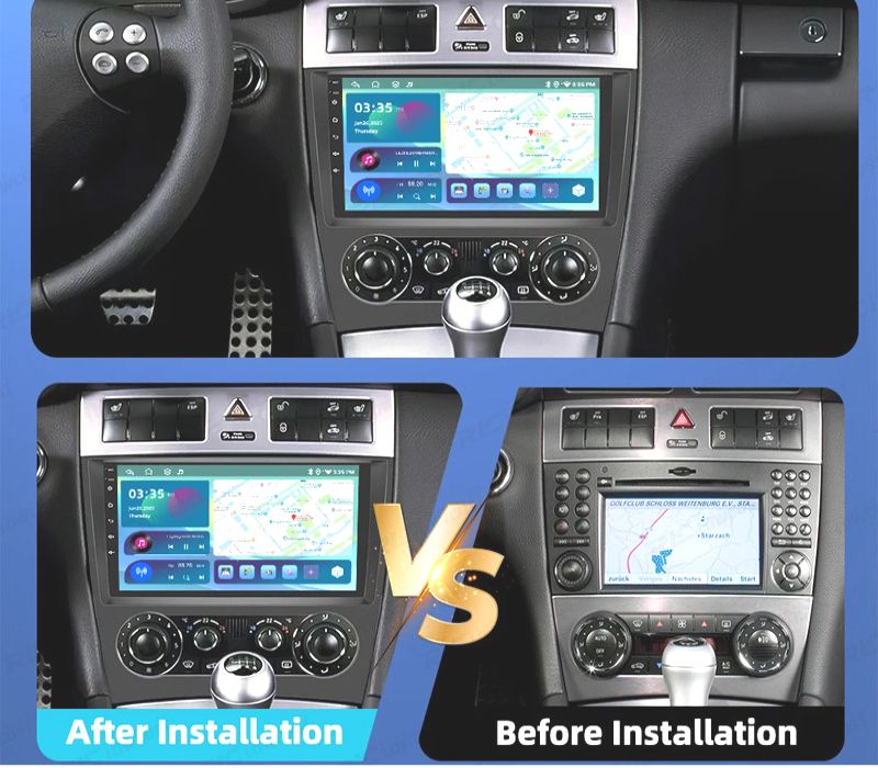 RÁDIO GPS ANDROID 13 MERCEDES CLASSE C W204 / GLK X204 08-12