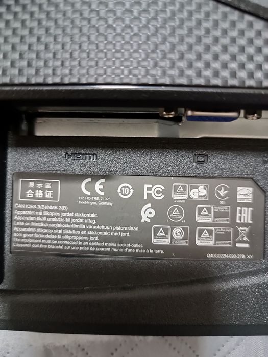 Monitor HP 27 polegadas como novo