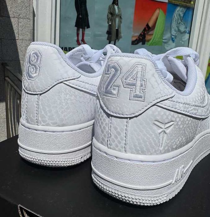 (БЕЗ ПЕРЕДОПЛАТИ)Kobe Bryant x Nike Air Force 1 Low 'Court White' кобі