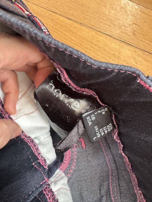 Horze jeansowe bryczesy do jazdy konnej spodnie jeździeckie 150 12lat