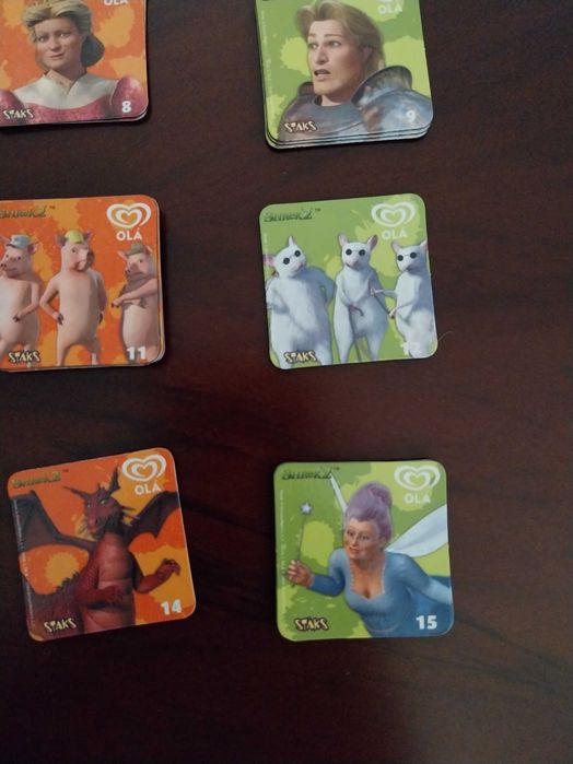 Imans, Gelados Olá, Shrek, Staks (Lote 15)
