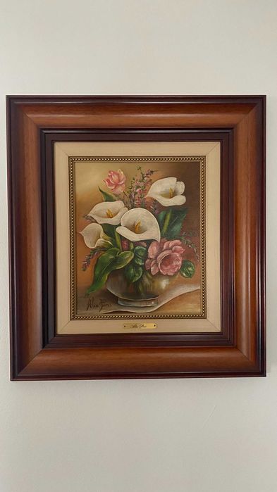 Quadro pintado a oleo