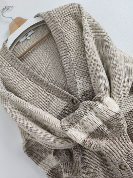 Next M kardigan gruby splot