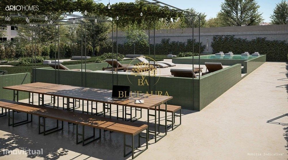 Apartamento T1 Duplex com Terraço e Piscina