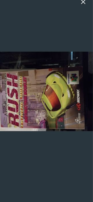 Manual jogo Nintendo 64 San Francisco Rush