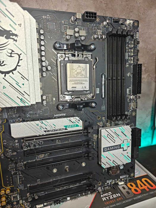 Материнська плата Msi B840 Gaming Plus Wifi (AM5) 7000-9000 Серія AMD