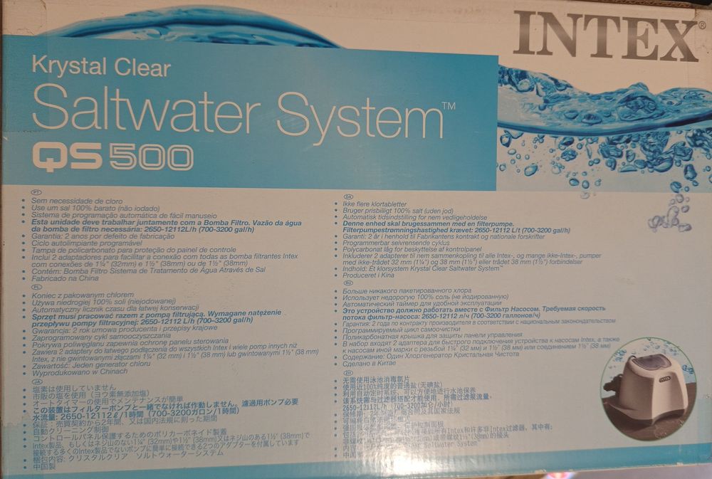 INTEX sq500 generator chloru