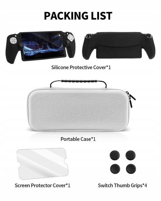 Zestaw akcesoriów FUNLAB do PS Portal, białe