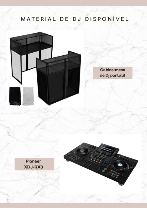 DJ e aluguer de som, luz e +extras.