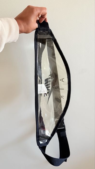 Bolsa crossbody transparente Nike