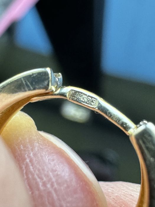 Золоті сережки 585