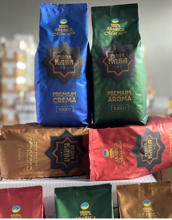Кофе в зернах Рідна Кава "Premium Espresso" (Эспрессо) 1кг.