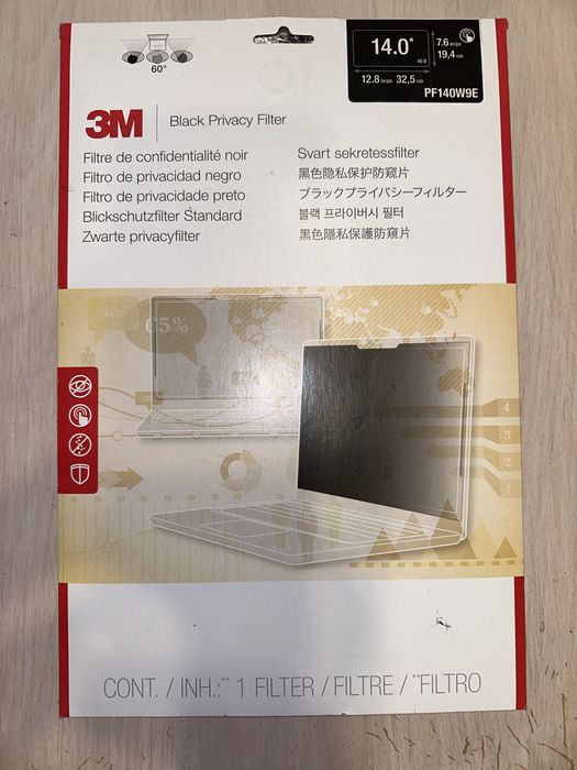 3M Filtr Prywatyzujący PF140W9E 14” laptop monitor notebook