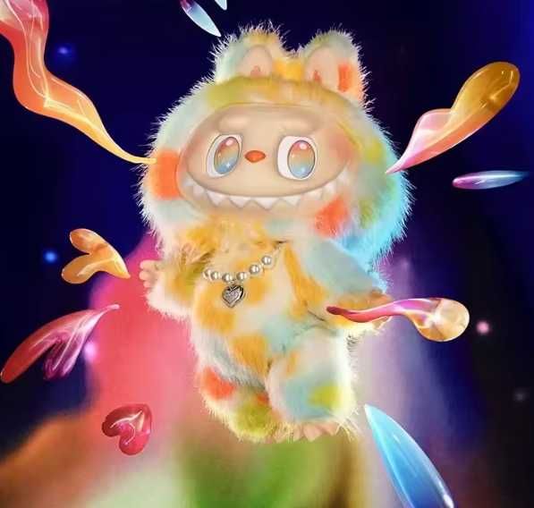 38 СМ Колекційна яскрава м'яка іграшка "Лабубу" (Labubu) (Код 1134)