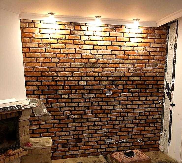 Cegła cięta lico starej cegły loft ceglane płytki Cegła industrial Środki