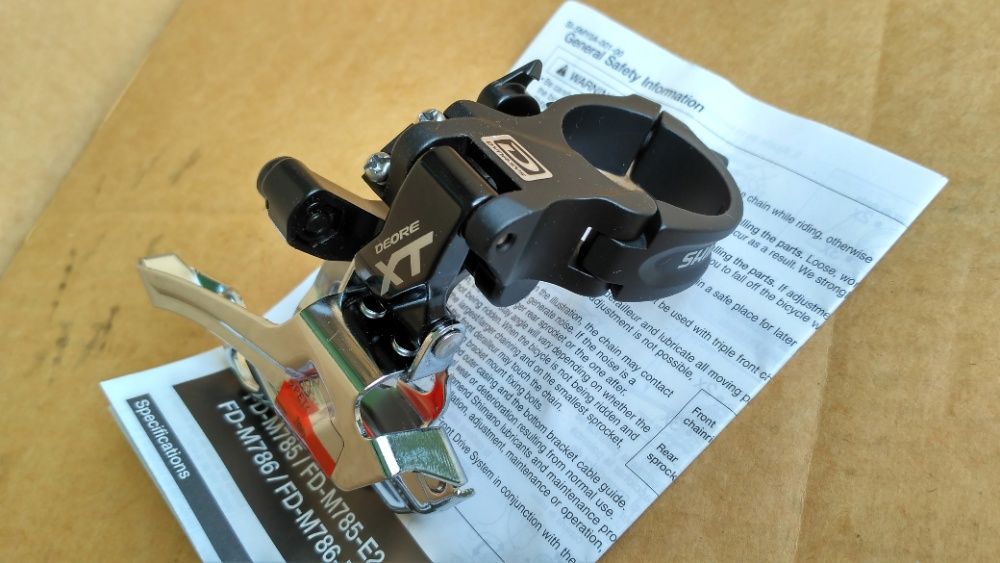 Передний переключатель Shimano Deore XT FD-M786 2х10, (новый)