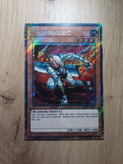 D.D Assailant - Yugioh Platinum Secret Rare