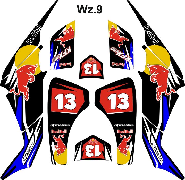 Naklejki kawasaki KFX400